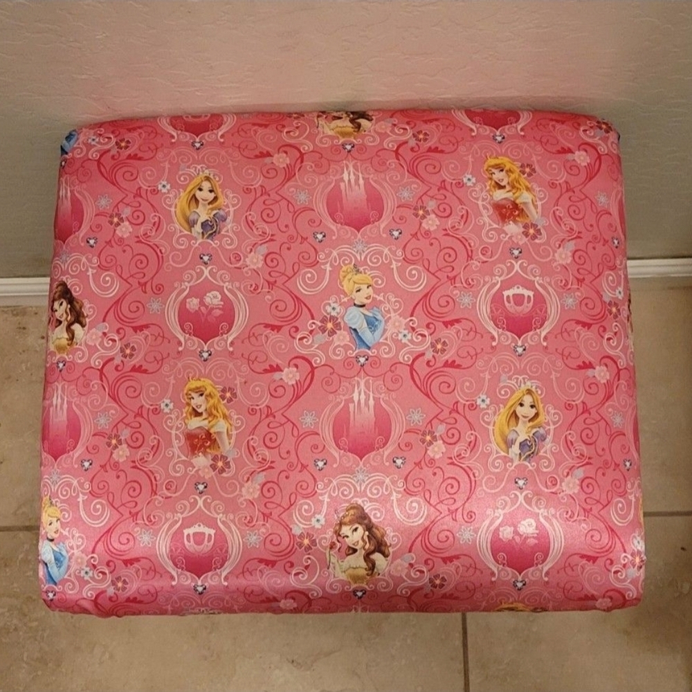 Pink Patterned Stool - Picture 2 of 2